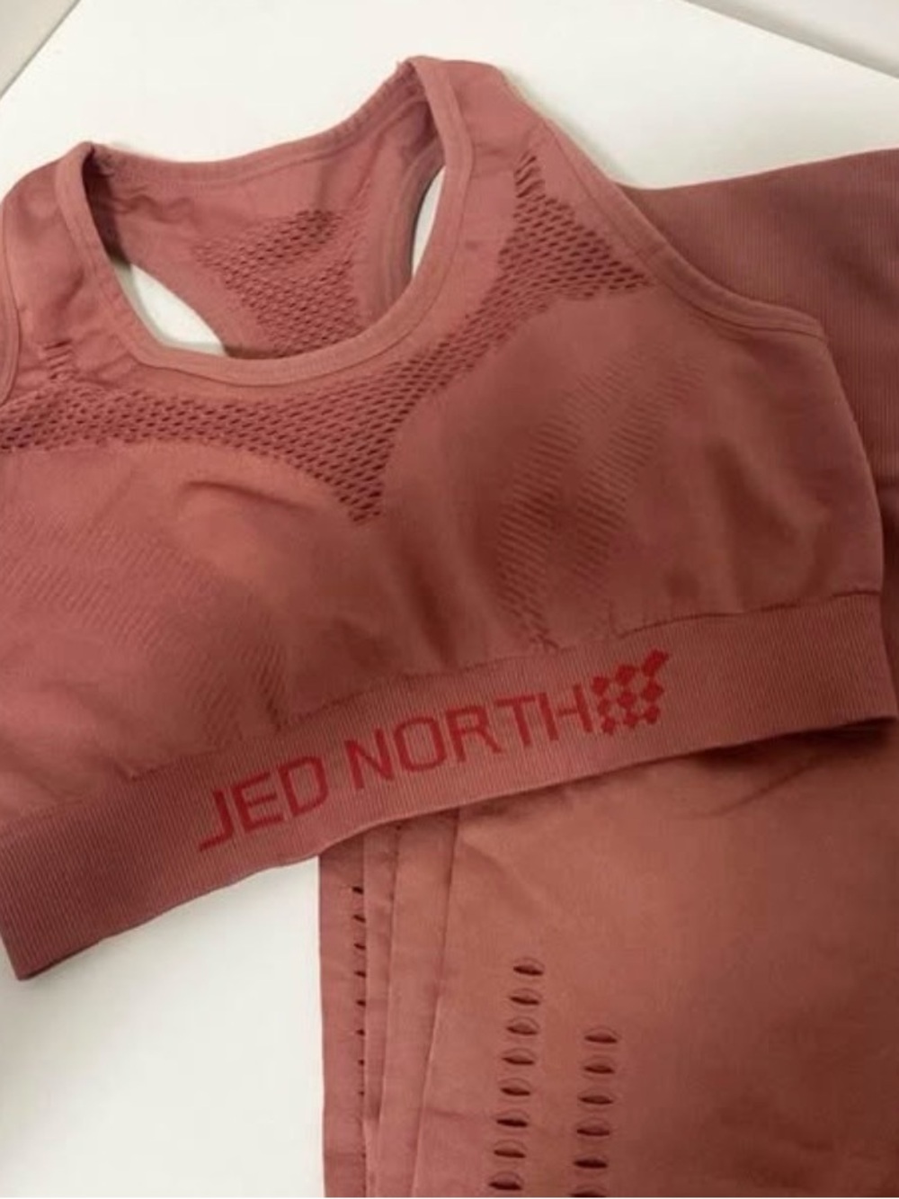 Jed North Seamless Sports Bra/pant in Dusty Rose